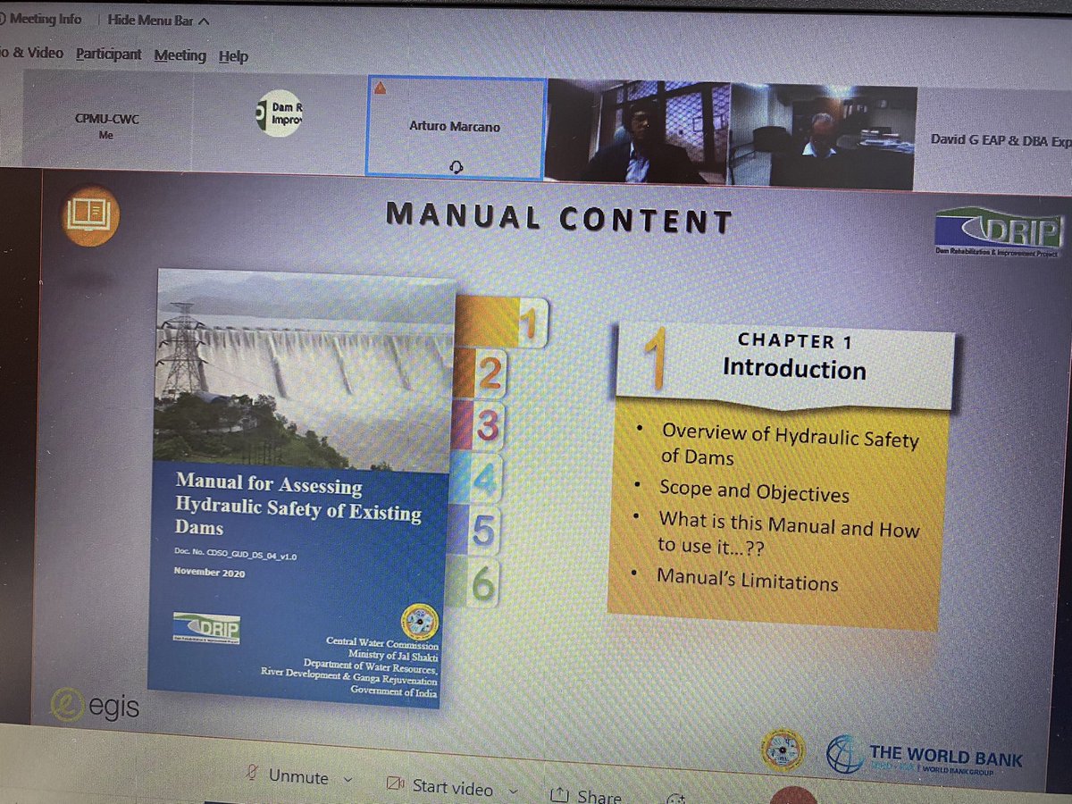 cpmu_drip's tweet photo. Meeting of #ReviewCommittee under progress to discuss the “Draft Manual for Assessing Hydraulic Safety of Existing Dams”, #DRIP, trying to put best document for existing dams https://t.co/uKcy673DDN