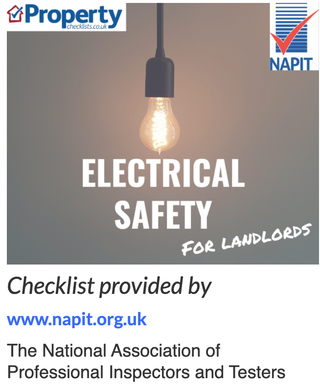 CheckProperty's tweet image. Check List - Electrical safety check list for landlords ow.ly/wBl750CRSxy via @OfficialNapit #property