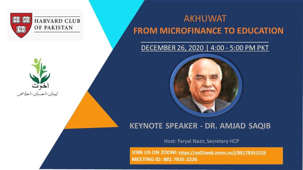 DrAmjadsaqib1's tweet photo. Sharing story of Akhuwat to students of Harvard University. You may also like to join. Its your story too.
Join us on zoom here: https://t.co/K1WzXAkT4f               Meeting ID: 881 7835 2226 https://t.co/8j1oySDq9X