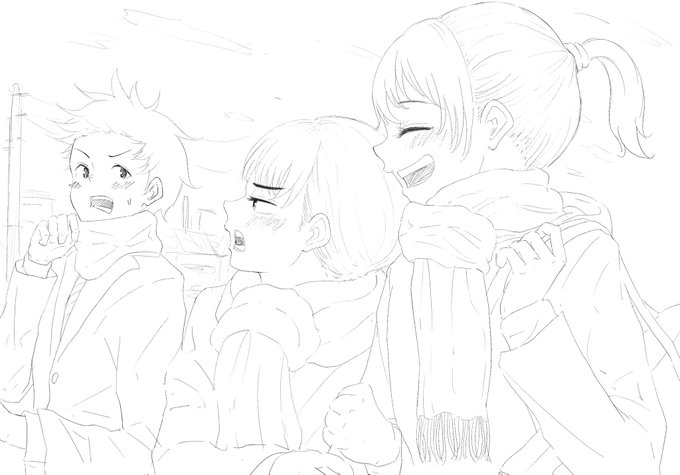 線画です
多分今年ラストイラストです???
頑張って仕上げます?? 