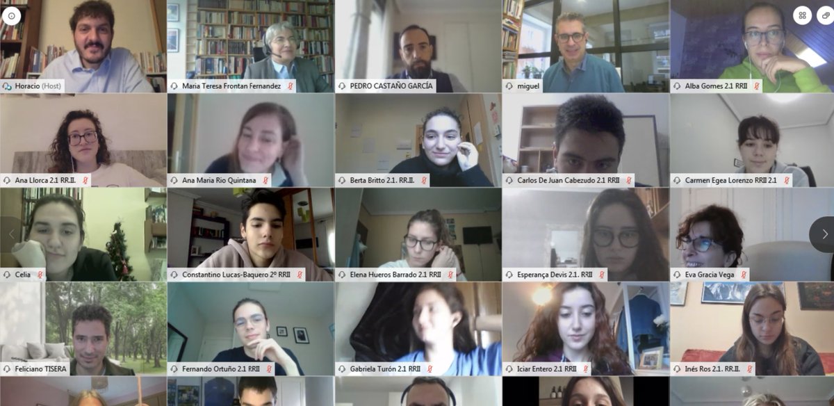 HoracioDiez's tweet photo. Qué me gusta a mí la chavalada de la Complu. Han asistido casi 100 personas, muy participativas y con las ideas claras para el cambio a una Europa verde, justa y sostenible 👏👏

#GreenDeal🍃🇪🇺

@ComisionEuropea @benedictosolson @unicomplutense @iuventiaCoop https://t.co/IOjxQZIFVq