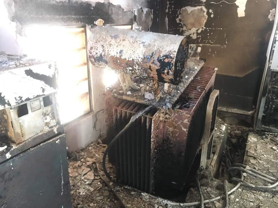  #Libya’s public infrastructure bodies such as  #GECOL are also under attack. They have released images from a power station in Sabha attacked in recent days leading to power failure & blackouts in the areas around Al-Mahdia in Sebha.