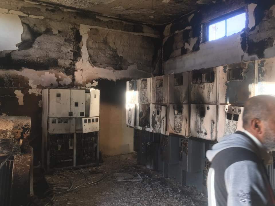  #Libya’s public infrastructure bodies such as  #GECOL are also under attack. They have released images from a power station in Sabha attacked in recent days leading to power failure & blackouts in the areas around Al-Mahdia in Sebha.