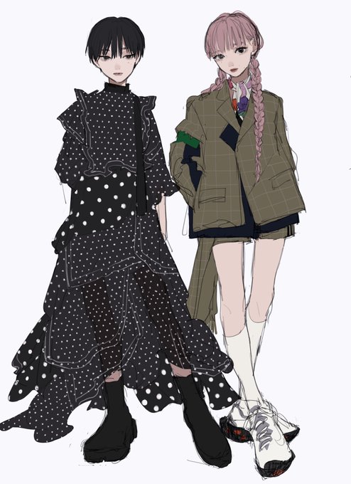 とある日の2人 」|tamimoonのイラスト