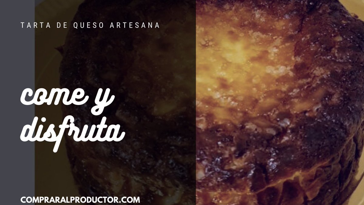 Tarta de queso Meloso 1kg
Dulces tradicionales de Ourense, con huevos de corral, trigo autóctono Caaveiro, masa madre de cultivo propio. Horneados en horno de leña y piedra. Sin conservantes, ni colorantes, ni aditivos. #tartadequeso #cheesecake 
compraralproductor.com/tarta-de-queso…