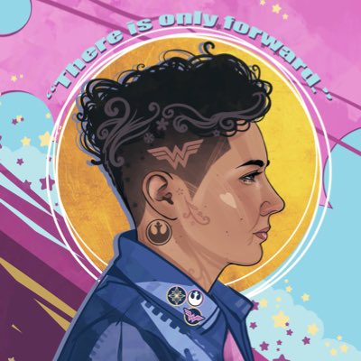 I love my new profile pic! Art by @moishpain whom I give all the love, she made me look so good! 💖🦄

#NewProfilePic #branding #QueerCreators #streamer #writers #LGBTQIA+
