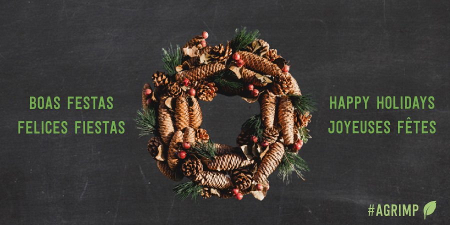 The Agri Marketplace Team wishes to all of you: friends, business partners and customers a Merry Christmas and a successful New Year 2021! Take care and stay safe.

#agrimarketplace #agrimp #agtech #fairtrade  #foodtech  #startups #marketplace #Portugal #HappyHolidays #Christmas