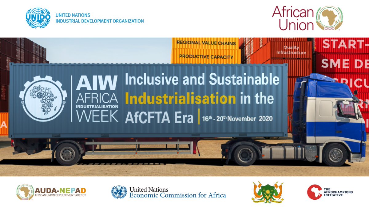 UNIDO's tweet photo. #UNIDO2020 🎄
The Africa Industrialisation Week took place in November; we highlighted the successful ongoing activities & discussed the challenges faced in the implementation of the structural transformation on the continent.
About #AIW2020: https://t.co/L385lwfwyS
#IDDA3 https://t.co/V9nmLgIV2X