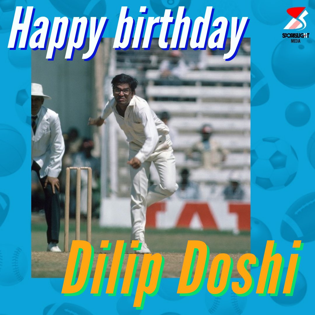 Happy birthday DILIP DOSHI !!  