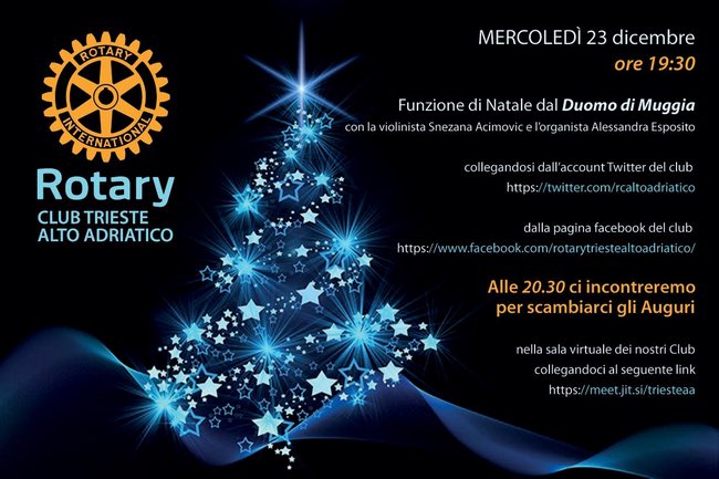 Domani sera 23 dicembre 2020 alle ore 19.30 potrai seguire qui la diretta della Funzione di Natale dal Duomo di Muggia con la violinista Snezana Acimovic e l’organista Alessandra Esposito
