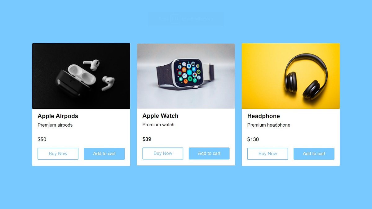 CodeBlock2's tweet image. Product card UX Design HTML CSS

Watch: youtu.be/G9YWS6bUI8Q