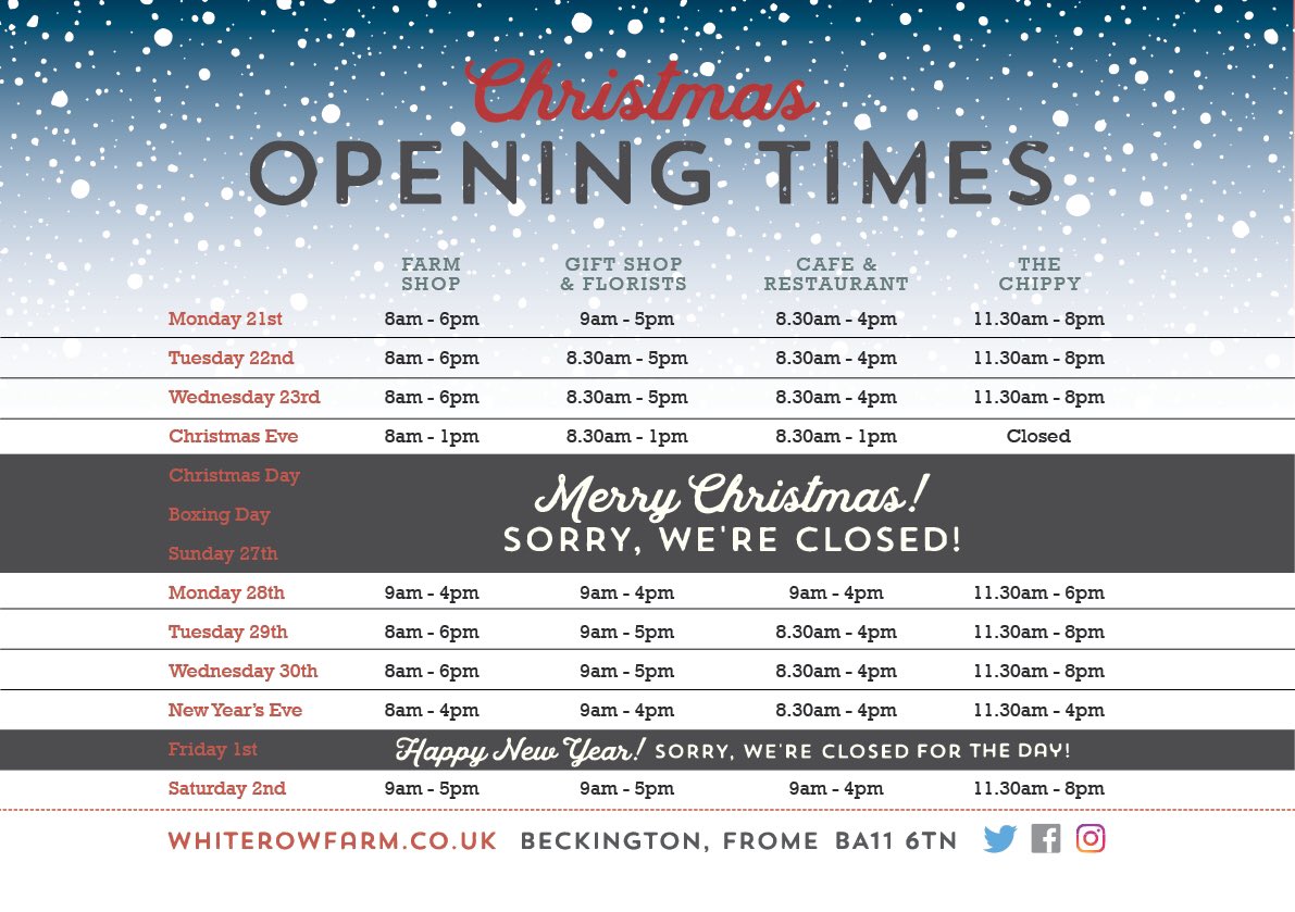 We’re open, well stocked and working hard to get your orders ready. Stop by the Farm Shop to grab everything need before the big day!