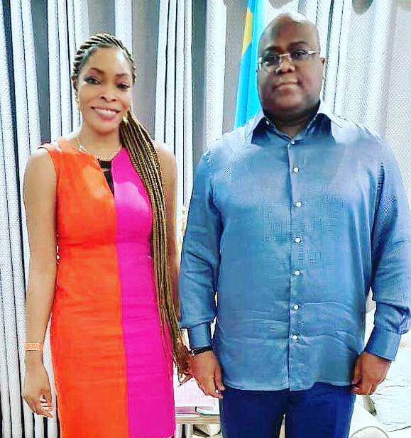 Okapi_Finance's tweet image. Okapi Finance CEO Dr. Gisele Mwepu had an amazing business meeting with the head of state in DRC, His Excellency Felix Antoine Tshisekedi. More details and Video in a bit.... #okapifinance #okapidrc #digitalisation #bankingtheunbanked #financialinclusion 🇨🇩