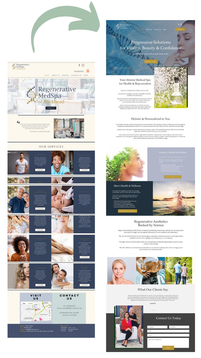 This month we launched a brand new site for our friends over at Regen Med Spa! Check out our portofolio for a closer look at our work!