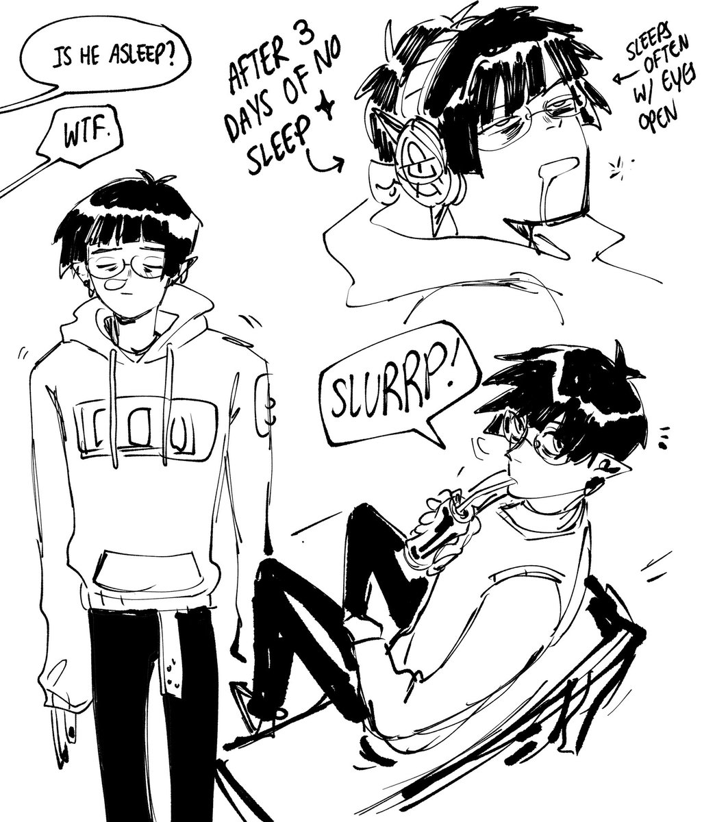meet jun ⚡️ spinach boi and weird sleeper #oc 