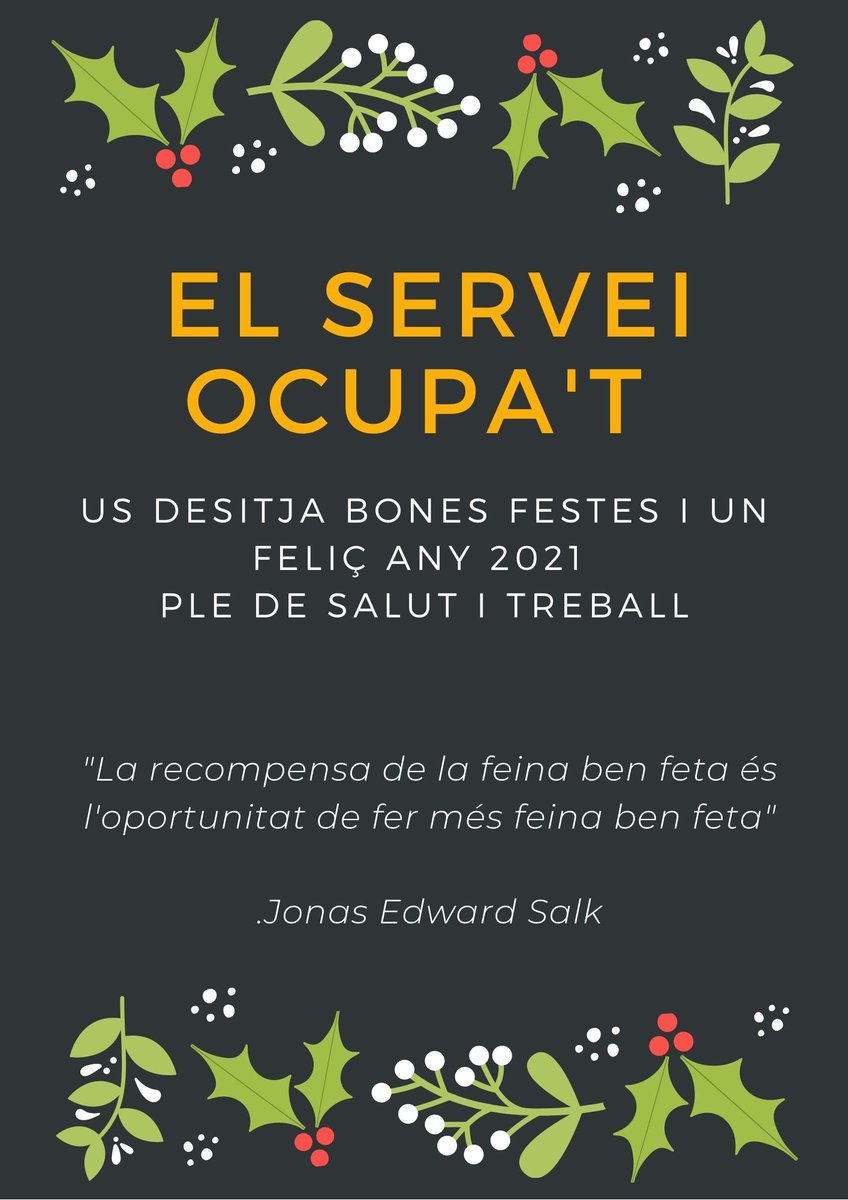 crbergueda's tweet photo. 🎄 Bones festes i millor 2021, ple de salut i treball!
➡️ https://t.co/HEXjJJzOjw
#CreuRoja #Berguedà #ocupat #Berga #ocupatBerga @CreuRojaCAT @AjuntamentBerga https://t.co/hPpokLoNRb