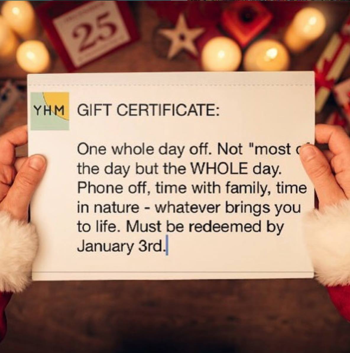 YoungHappyMinds's tweet photo. Day 22: Material Christmas gifts are nice, but nothing beats giving someone you care about your time and full attention. Turn off the WIFI or your phone, talk to each other, spend time in nature, be in the here and now, together!😃❤️🎄     

#randomactsofkindness https://t.co/GRXA9NGrIM