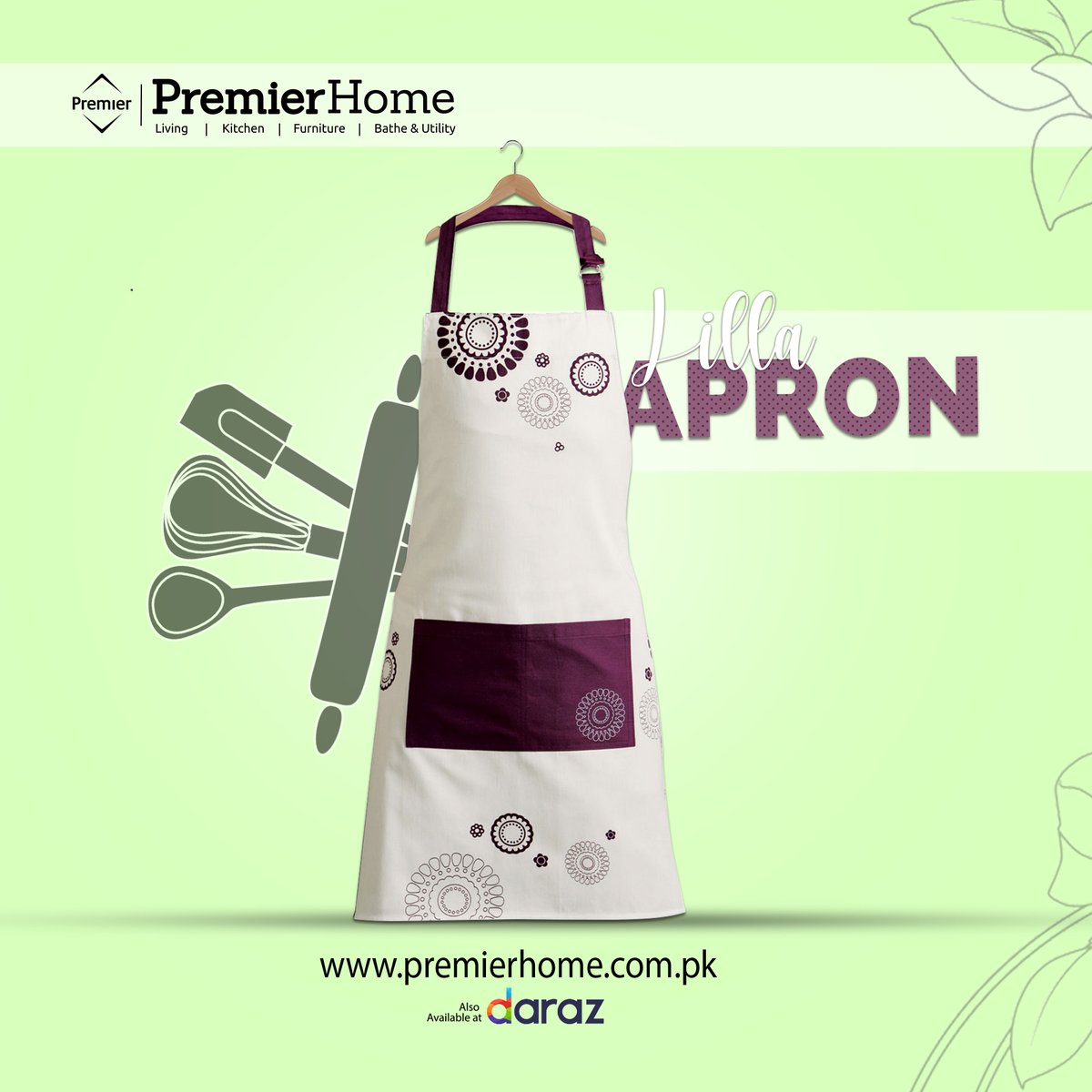 Lilla Apron

Why should style and fashion be kept out of the kitchen? The Lilla kitchen apron is just the right option to make you feel as beautiful as your cooking.

premierhome.com.pk/product/lilla-…

#apron #kitchenapron #menapron #womenapron #kitchen #kitchenware #kitchenutensils