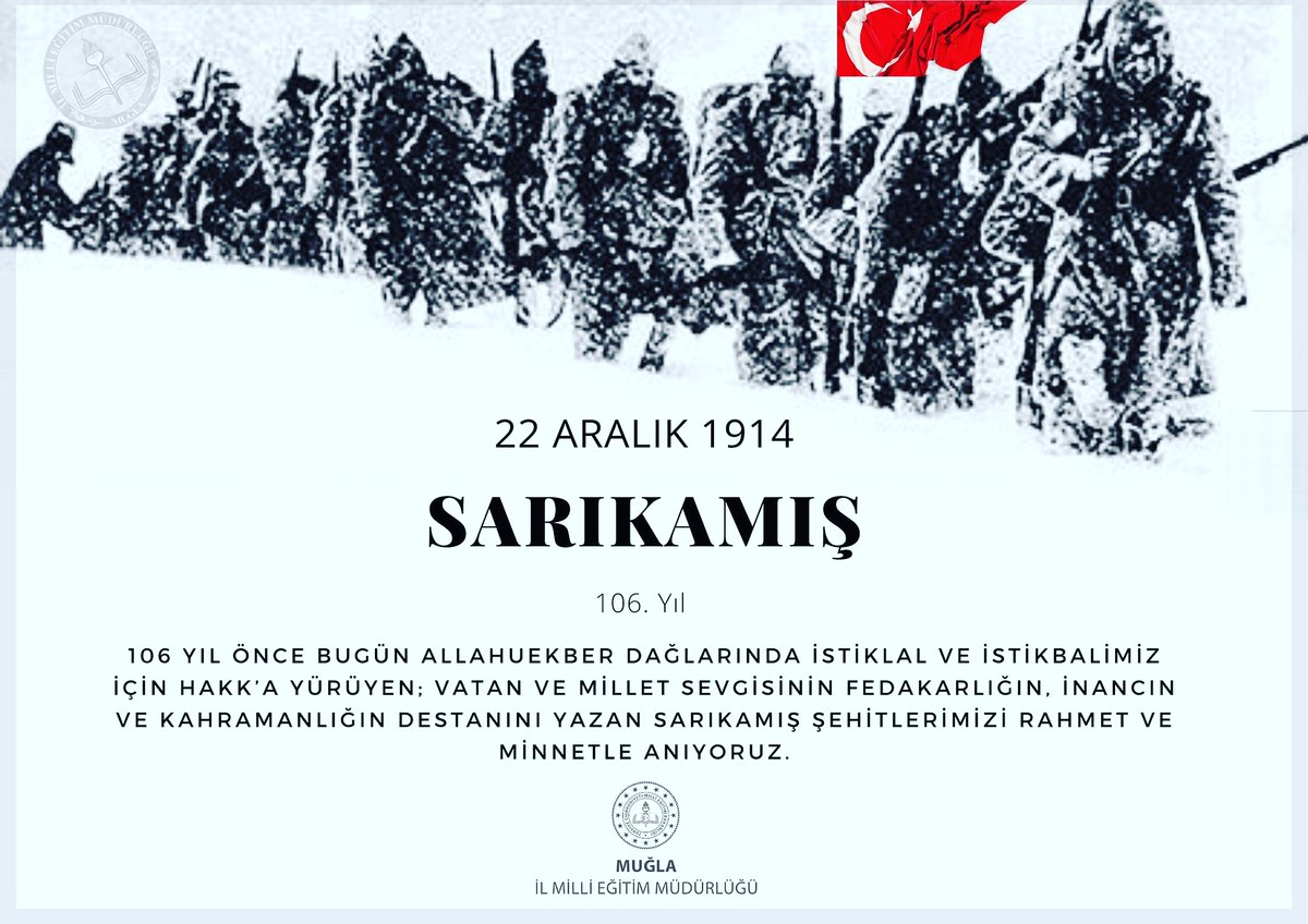 #SarıkamısSehitleri  #ruhunuzsadolsun <a href="/bodrumMEM/">Bodrum İlçe MEM</a> <a href="/aslankorkmazmeb/">Aslan Korkmaz</a> <a href="/MesutTOPALOLU/">Mesut TOPALOĞLU</a> <a href="/Edizetin5/">Ediz Çetin</a> <a href="/BayAKTAN/">SERKAN RESUL AKTAN</a> <a href="/mugla_mem/">Muğla İl Millî Eğitim Müdürlüğü</a> <a href="/mugla_arge/">ArGe Muğla İl Milli Eğitim Müdürlüğü</a> <a href="/tcmuglavaliligi/">Muğla Valiliği</a> <a href="/pervin_tore/">Pervin TÖRE</a> <a href="/ziyaselcuk/">Ziya Selçuk</a>