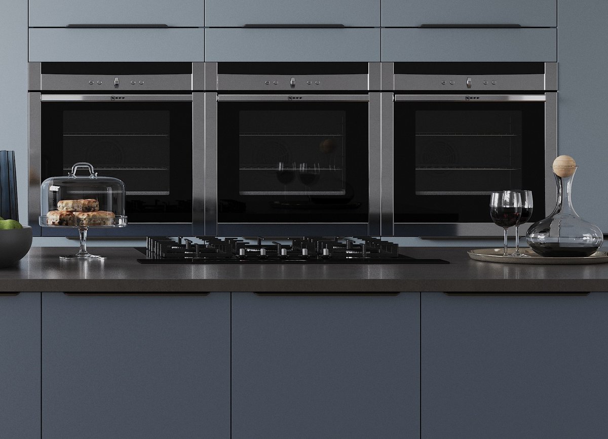 Be a little extravagant with your new kitchen and add a pop of colour with our blue designer range.