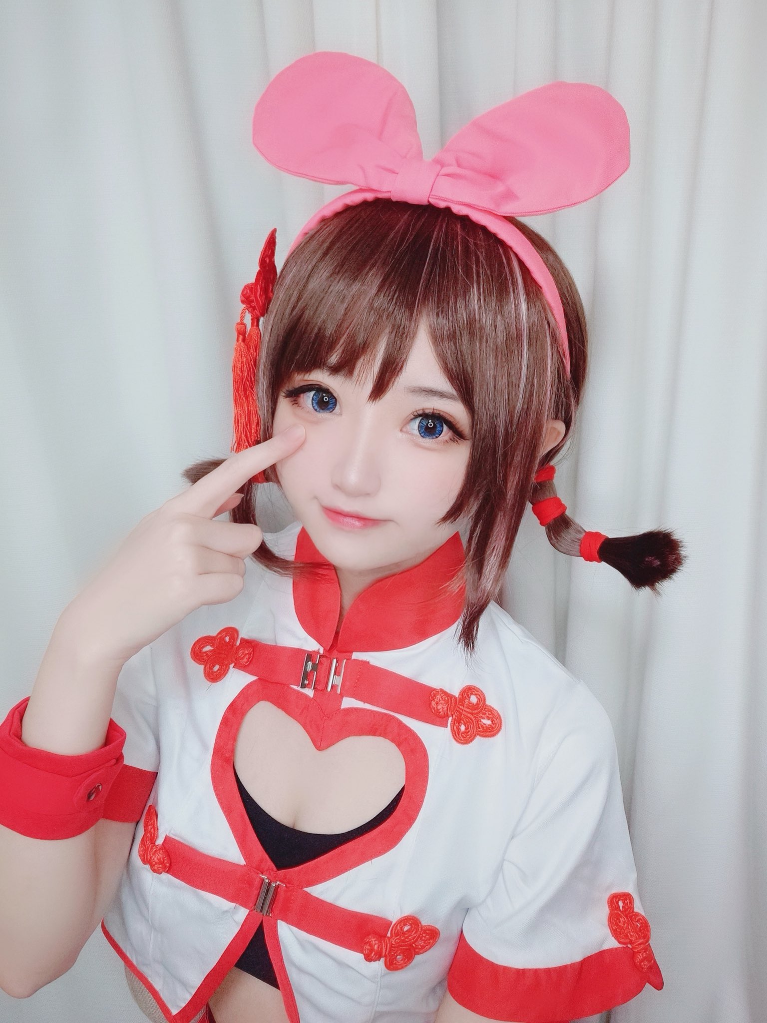 画像,チャイナアイちゃん〜🧧🏮#キズナアイ　#コスプレ https://t.co/7btLoB6Tg8。