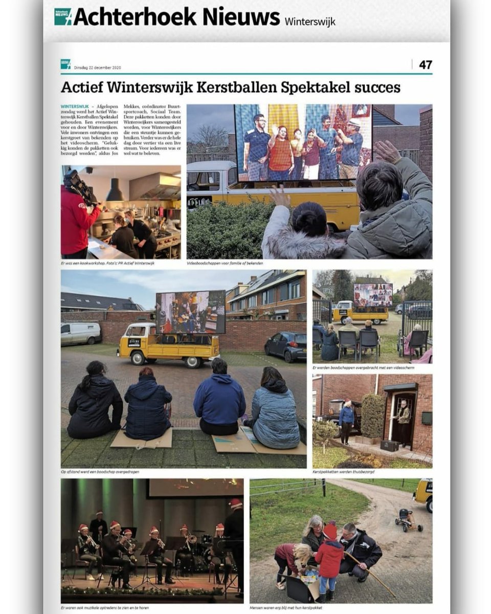 ActiefWwijk's tweet photo. IN HET NIEUWS

Muziek, dans en kerstgroeten vielen goed in de smaak tijdens het #kerstballenspektakel 🌲🎅

@ANWinterswijk #indekrant  #kerstgedachte @Gem_Winterswijk #mensenmakenWinterswijk @UitdagingWwijk @VP_Winterswijk https://t.co/6uv0jN0Uvy