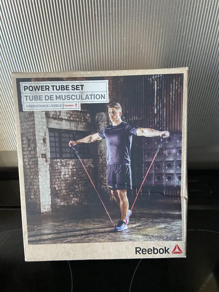BananamanKev's tweet photo. @workoutforless cheers for my prize guys super fast delivery can’t wait to try it out @Reebok #PowerTube #GetFit2021 #winner https://t.co/DXVnN8fNn9