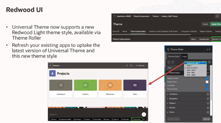 inoaug's tweet photo. REDWOOD UI, the all new universal theme of #orclapex provides excellent interface [@inoaug #conclave2020] @chaitanya_in @inoaug @balamurugan_n @drdalvi @mjpandya82 https://t.co/Hwn30UIody