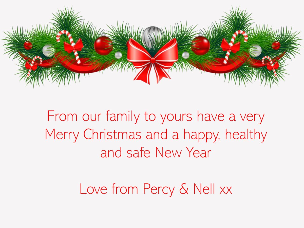 Against a crazy year, your support, positive feedback and love for #PercyandNell has been outstanding. Thanks for being with us in 2020 and here's looking forward to a much better 2021. With love #SeasonsGreetings #newyear #HappyChristmas