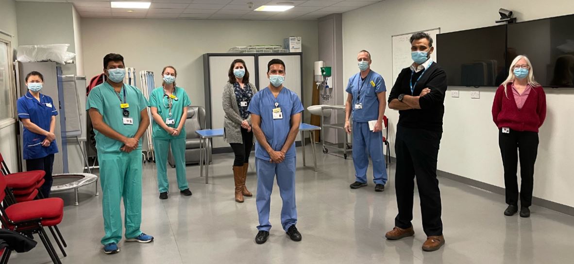 Congratulations to the Barnet Hospital RECOVERY trial research team who have recruited the 100th patient to a national study which aims to identify treatments that may be beneficial for people hospitalised with suspected or confirmed COVID-19.  <a href="/drhasantahir/">Hasan Tahir</a>