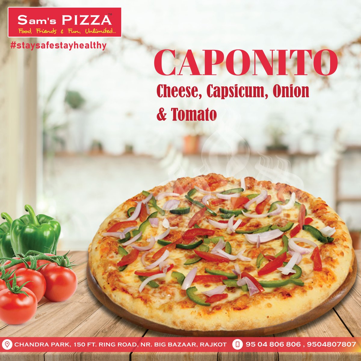 Samspizzarajkot's tweet photo. Pizza makes the world go ‘round....🍕🌍

Try out "CAPONITO" only at Sam's Pizza Rajkot ......😍😍

Order delicious pizza with Zomato...📱🛵

#samspizzarajkot

#instagood #pizza #pizzeria #pizza #pizzaindia #rajkotfoodie #rajkotiann #rajkotgujrat #klickers #foodblogger #FoodieLife https://t.co/dfJ3ntGDvB