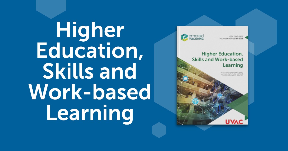 Read the following article, Creating conditions for sustainable degree apprenticeships in England, here for free: bit.ly/2LeMUjQ <a href="/UVAC1/">UVAC</a> <a href="/mandy_m13skills/">Mandy Crawford-Lee</a> #DegreeApprenticeships #WorkBasedLearning