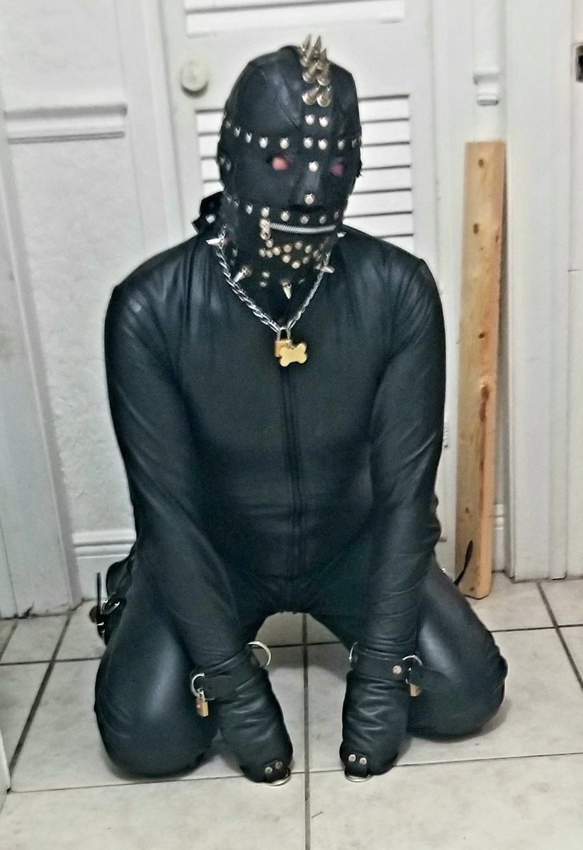 In rubber locked Total Chastity