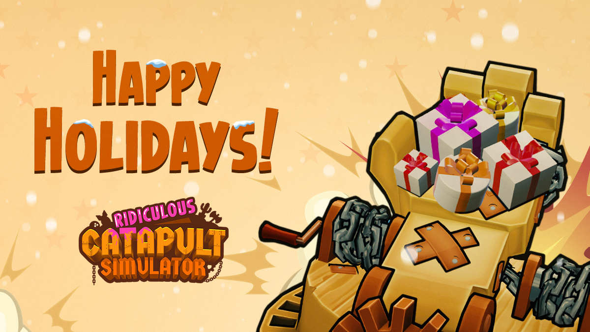 CatapultSim's tweet photo. Wouldn’t it be faster if Santa just used a catapult to throw presents to everyone? 💣🎅 #christmasideas

#arcade #simulator #funny #videogames #indiegame #gamedev #deckbuilding https://t.co/rmUVb2T98u