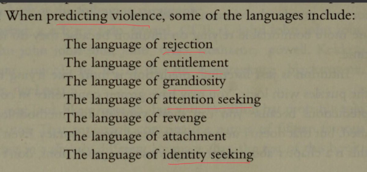 Good list of factors predicting violence. Twitter aggro is not real life but it does get directed at women who reject males sexually / don’t validate their “identity”. Lots of male entitlement too....