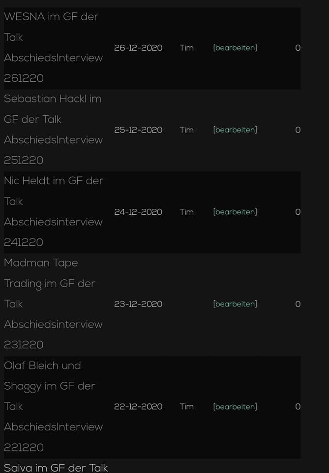 GFderTalk's tweet photo. Wärt ihr uns böse wenn es doch mehr als 31 Abschiedsinterviews im Dezember werden ?
Wir haben soviel Anfragen bekommen, von lieben Menschen die nochmal zu Wort kommen wollen evtl gibt es es an den Feiertagen Zwei- Drei Interviews!!! 😉 
Hier mal der Fahrplan ohne Überraschungen https://t.co/MCEY6IR8sz