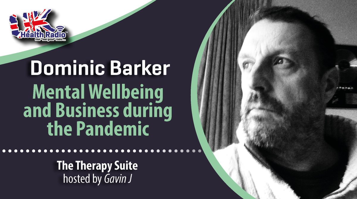Tune in <a href="/ukhealthradio/">UK Health Radio™</a> tomorrow 11am Dominic Barker #HatsOffPartnership <a href="/plancsurrey/">Plan C</a> chatting to Gavin J #business #strategy #mentalhealth #advice &amp; help for small businesses during #pandemic. Repeated in the week and on demand #anytime ukhealthradio.com