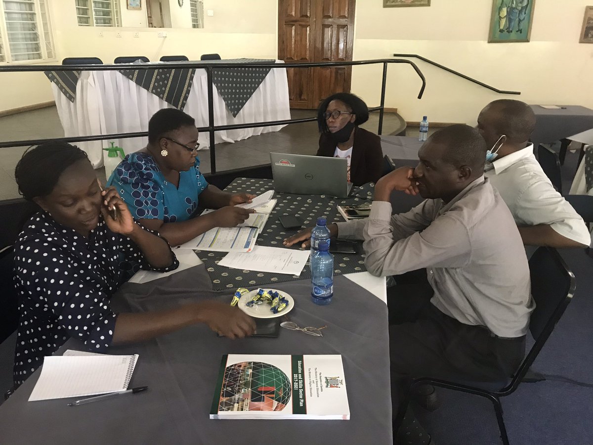 ZANEC_Official's tweet image. Day 3 of the on going workshop. #GroupAssignment
Training on Monitoring of the Education and Skills Sector Plan #ESSP at Fringila