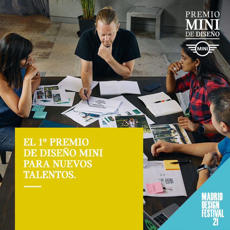 MINIEspana's tweet photo. Mejorar la vida en la ciudad es el reto del 1º Premio MINI de Diseño para Nuevos Talentos #MINIENMDF21.