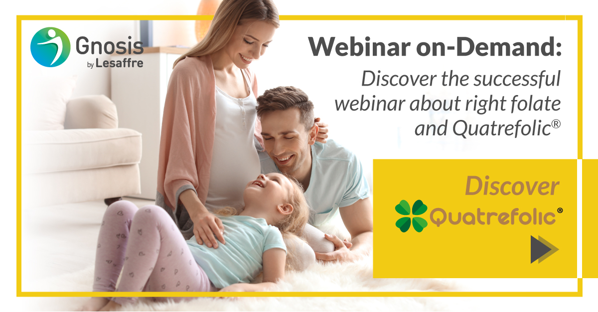 quatrefolic.com/news.php?p=146
The webinar about #Quatrefolic® was a great success with more than 550 registered attendees. The webinar is available on-Demand. Click to watch it! #folicacid #gnosisbylesaffre