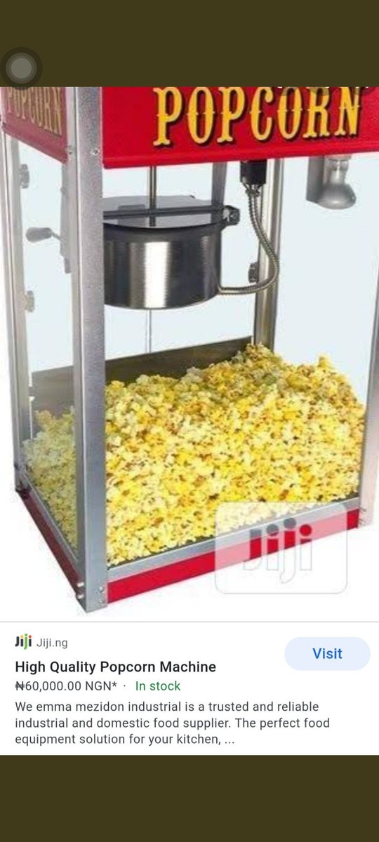 Ezeks_victor's tweet photo. @chidinmaekile Mama, I've been begging you to help me get this popcorn machine since but you have not replied.
Pls, help me Ma,🙏🙏
Bcuz I really need this, especially in this Xmas season that sales would be high.
#UseSendHub https://t.co/ZbrPVPUZ7R