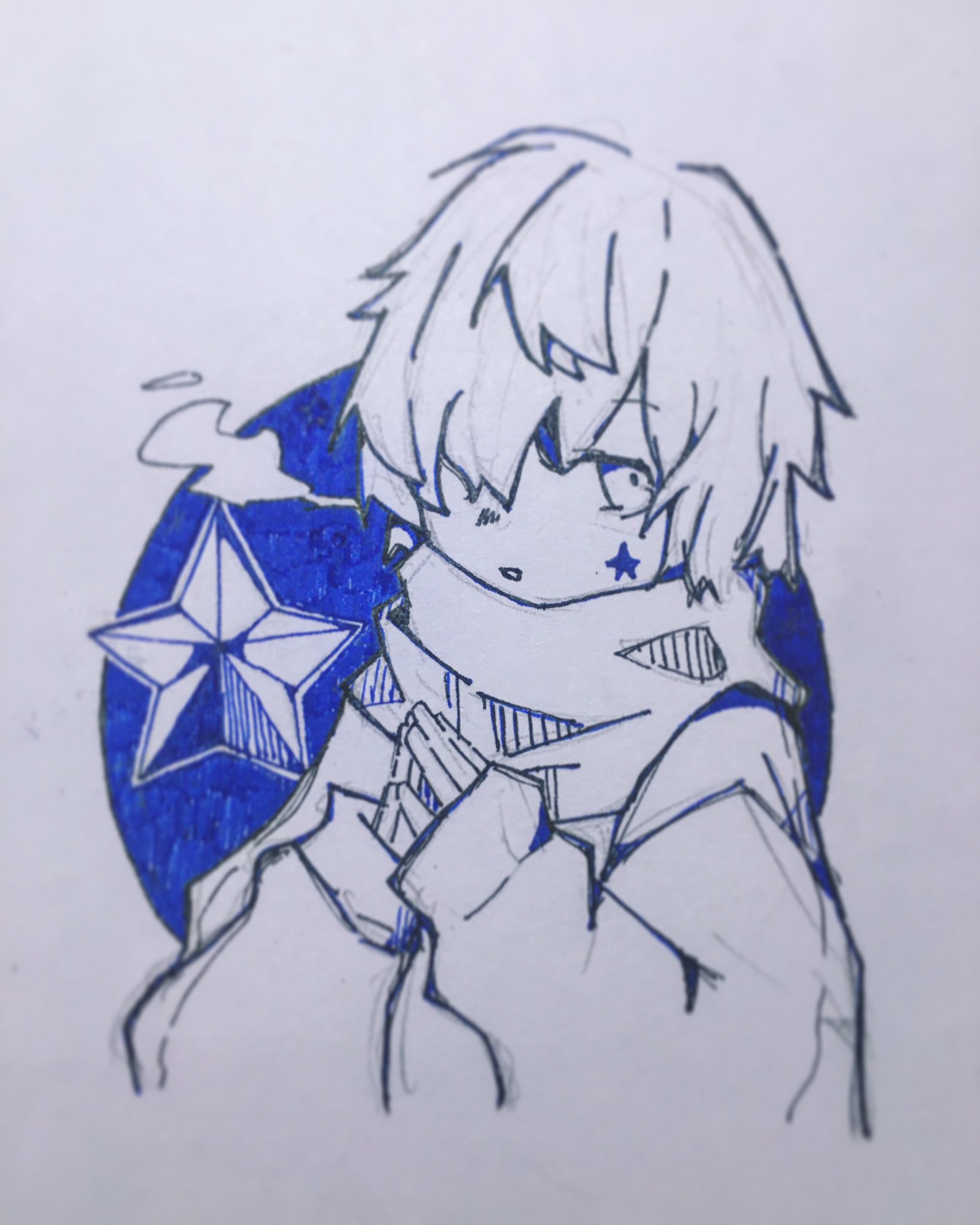 アノ 冬テイストの可愛い男の子を描いたよ アナログイラスト 冬のイラスト T Co Sk97tuhzcz Twitter