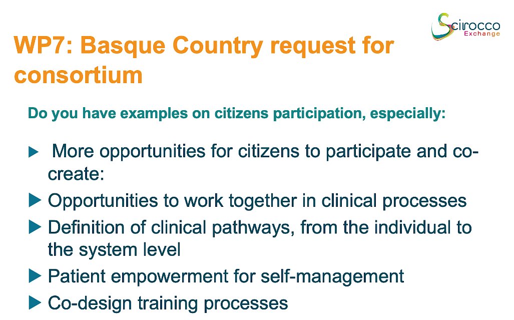 SCIROCCOxchange's tweet photo. #IntegratedCare
π£ The Scirocco Exchange Partners are Looking for #ExamplesofGoodPractice
@europeanregions https://t.co/e4bnM21PBa