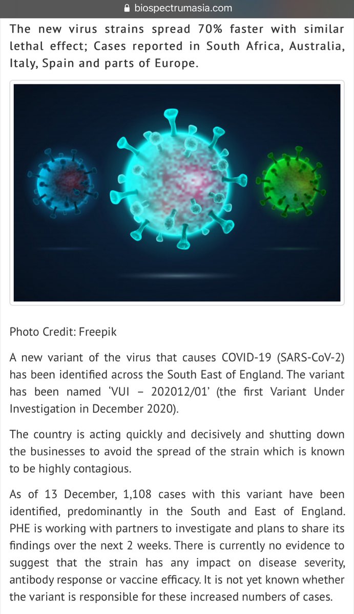 RaamishKhan8's tweet photo. A highly transmissible mutant variant of coronavirus on the loose... ⚠️ 

Read full story at: https://t.co/AiUtl5tEGB 

#B117 #coronavirus #coronamutation #Covid_19 #COVID #Covid19UK https://t.co/YkrWXWqRzf