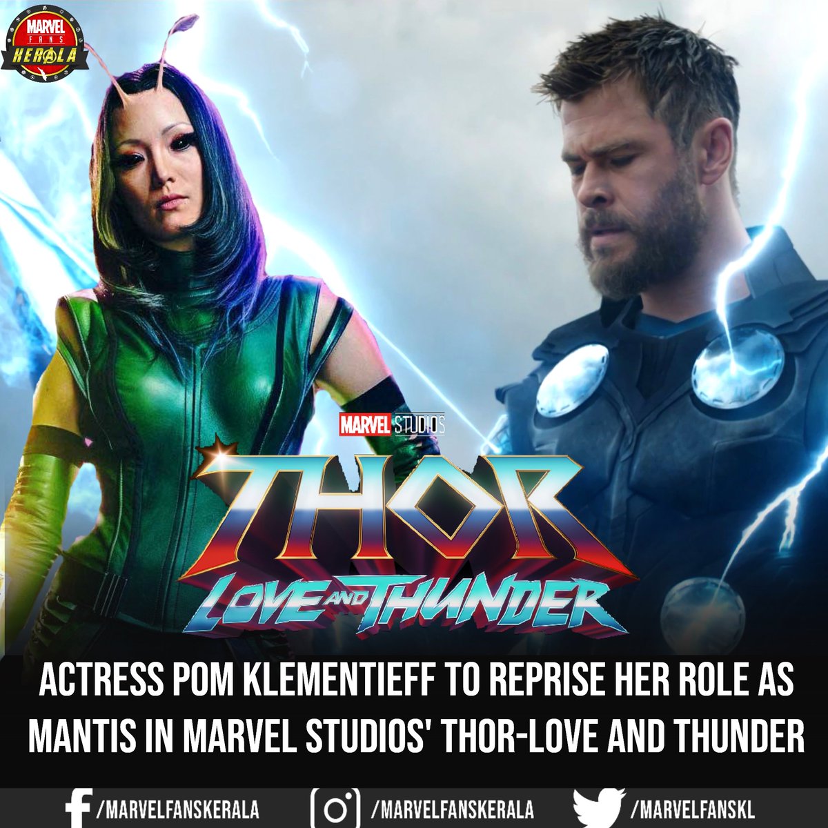 In a new post on her Instagram account, Mantis actress @PomKlementieff posted that she has landed in Sydney, Australia, where the shoot for Thor: Love and Thunder is set to take place.

#MarvelFansKerala #ThorLoveAndThunder #marvel https://t.co/kZfVODMAgQ