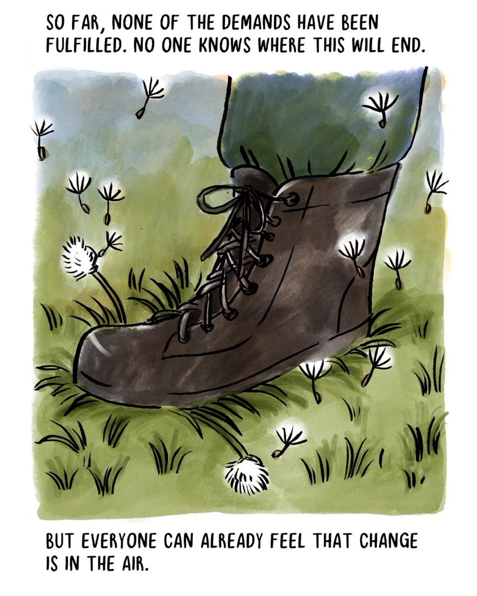 至今，一個訴求都未爭取到。冇人知呢場運動會點完結。不過，每個人都已經感覺到變化的氣氛。