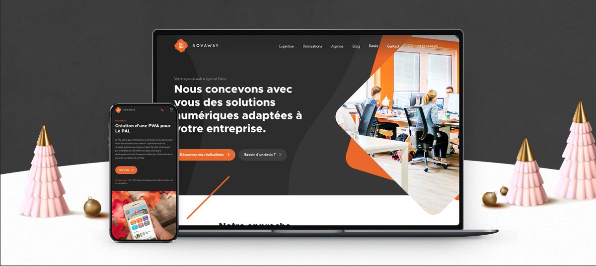 novaway's tweet image. [Big news de Noël🎁] Le site Novaway fait peau neuve ! A découvrir par ici : novaway.fr👈 On attend vos impressions ! 

#agenceweb #tech #developementweb