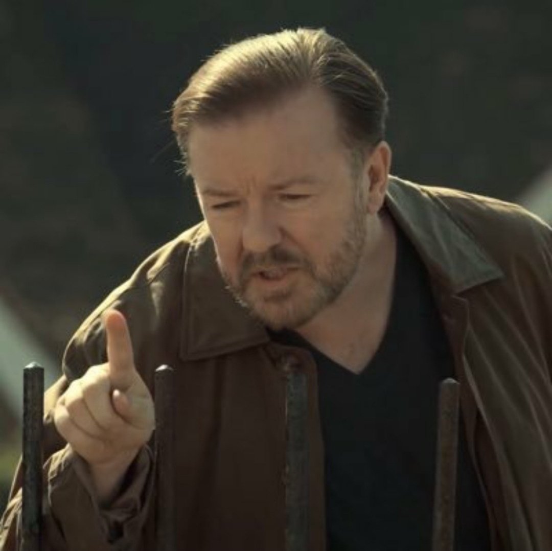 @rickygervais 1- knew you
2- watched afterlife2 and all your works
3- and you said my name in one of the bollocks show
❤