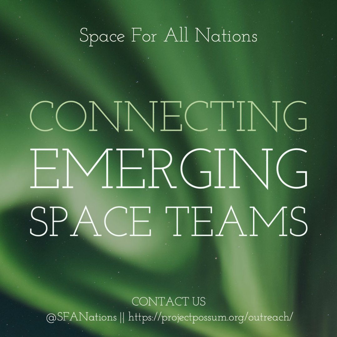 SFANations's tweet photo. Our emerging research and space communities are making strides. Contact us today and learn how we can help bridge your teams. #SFAN #spaceforallnations #science #space #STEM #emergingspace #research #equity #inclusion #diversity @IIAS_NLC https://t.co/4iaavxtSlg