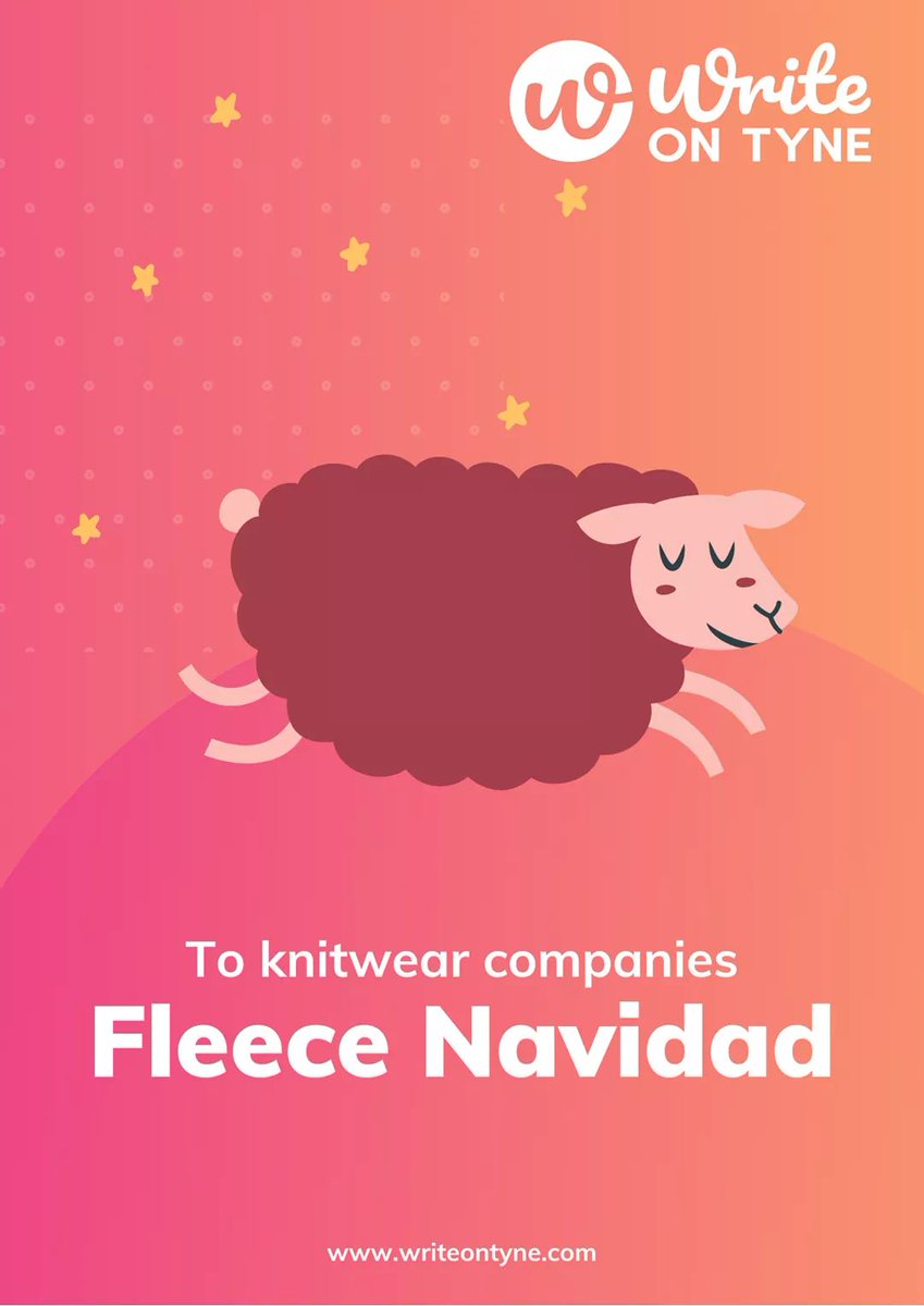 writeontyne's tweet image. As a pun-loving @Canva tinkerer, today I&apos;m bringing you ten ways to say HAPPY CHRISTMAS to very specific clients. Feliz Navidad!

Part 1: knits, vets and lets

#copywriting #Christmas #puns